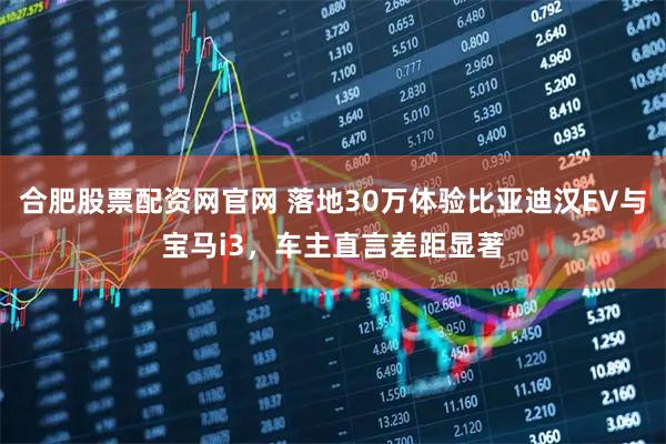 合肥股票配资网官网 落地30万体验比亚迪汉EV与宝马i3，车主直言差距显著