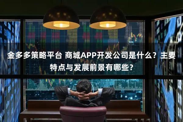 金多多策略平台 商城APP开发公司是什么？主要特点与发展前景有哪些？