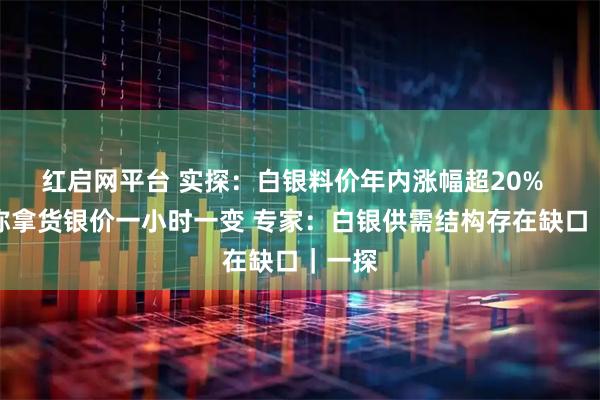红启网平台 实探：白银料价年内涨幅超20%  商家称拿货银价一小时一变 专家：白银供需结构存在缺口｜一探
